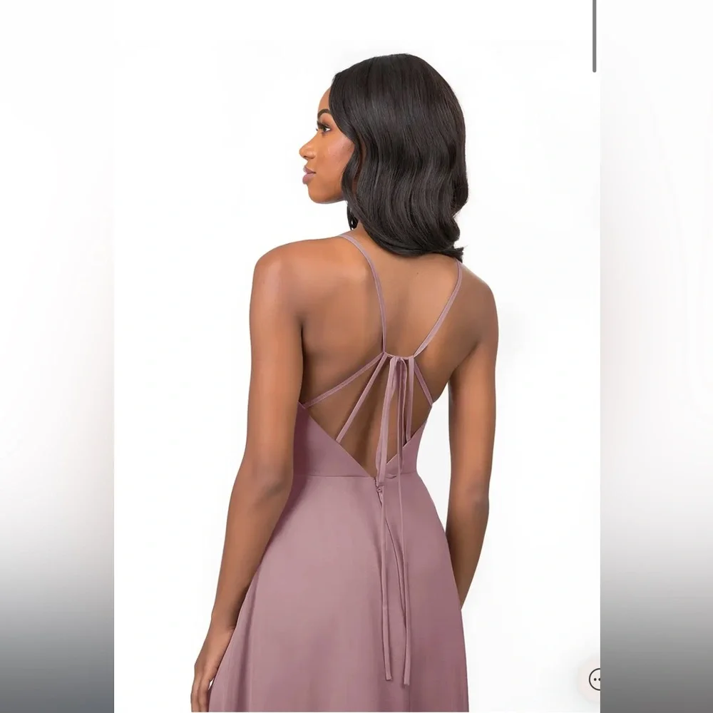 NWT AZAZIE dusty rose formal gown size A4 - Picture 2 of 12